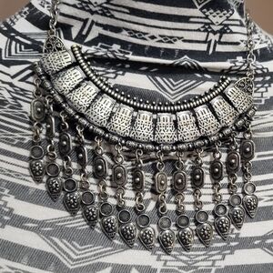 Gypsy Coin Tribal Style Necklace & Earring Set